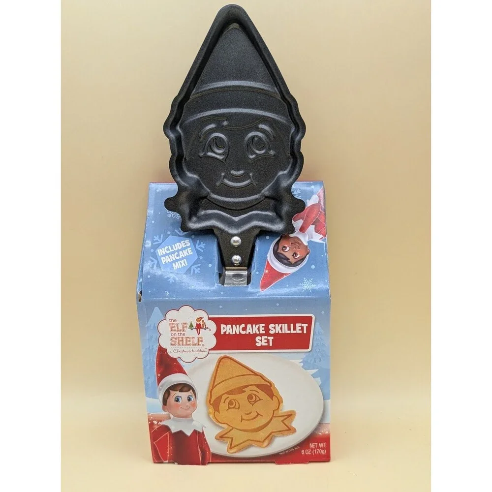 The Elf On The Shelf Pancake Skillet Set - Christmas Cooking Pancakes New In Box